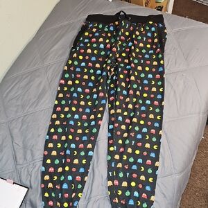 Multicolored Arcade-Themed Jogger Pants
